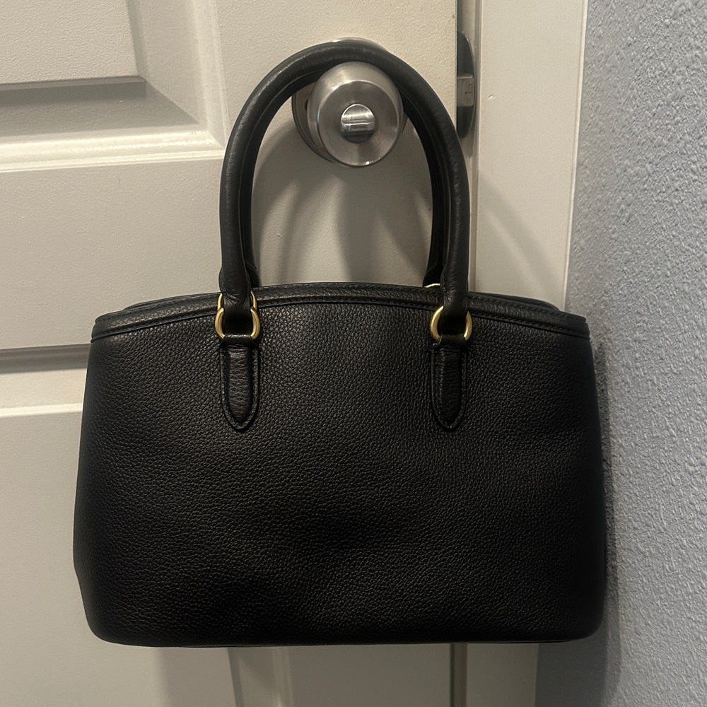 Coach Legacy Medium Black Pebbled  Leather Carryall 28 - Picture 2 of 10